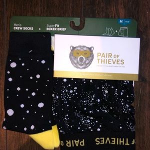 Men’s Pair of Thieves Boxer Brief/Crew Soc…